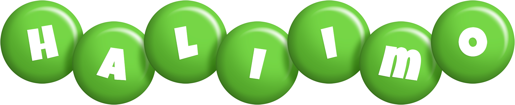 Haliimo candy-green logo