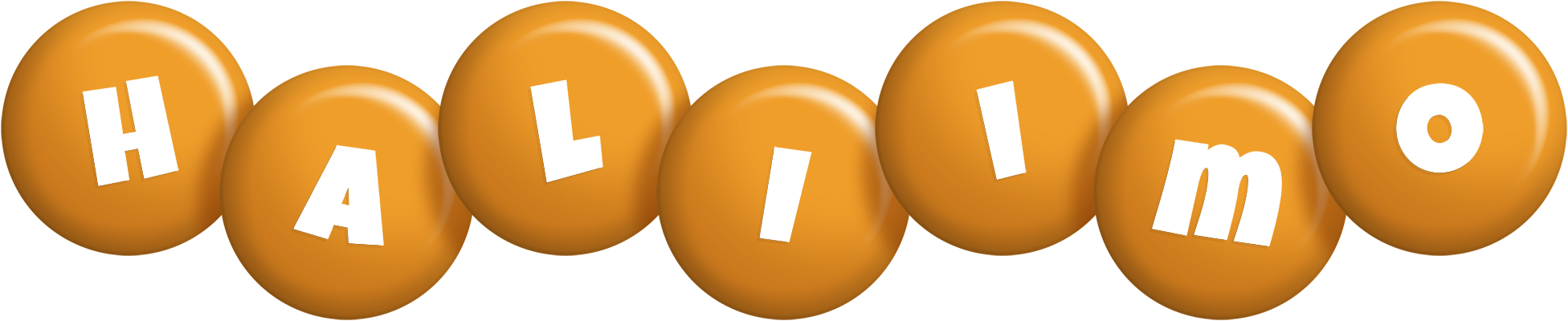 Haliimo candy-orange logo