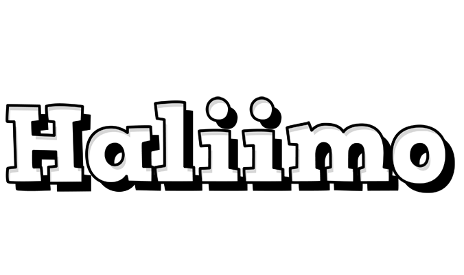 Haliimo snowing logo