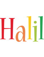 Halil birthday logo