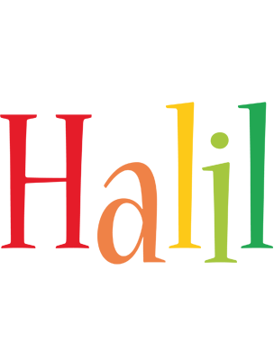 Halil birthday logo