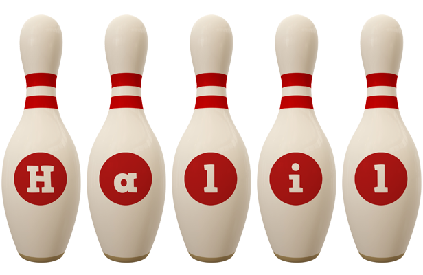Halil bowling-pin logo