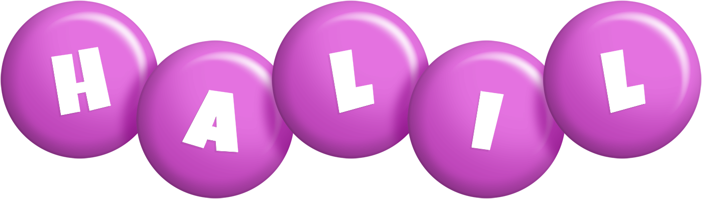 Halil candy-purple logo