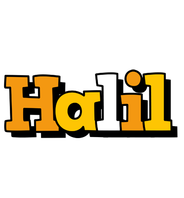 Halil cartoon logo
