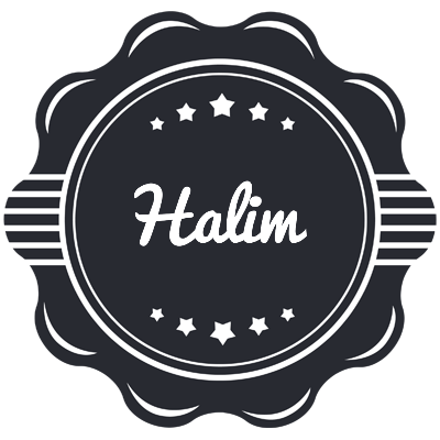 Halim badge logo