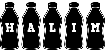 Halim bottle logo