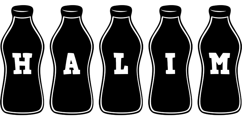Halim bottle logo