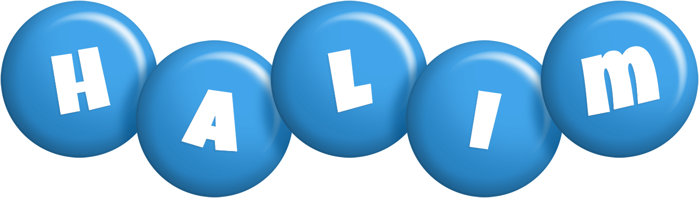Halim candy-blue logo