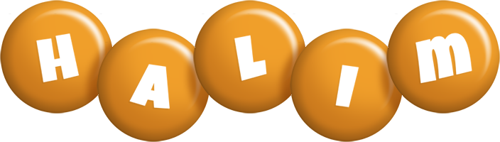 Halim candy-orange logo
