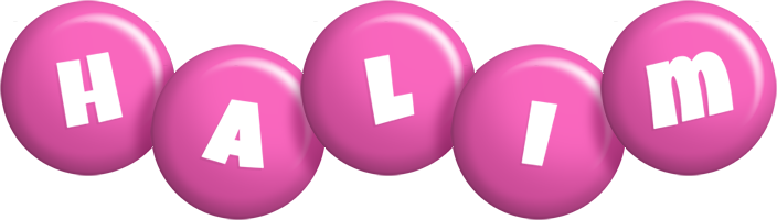 Halim candy-pink logo