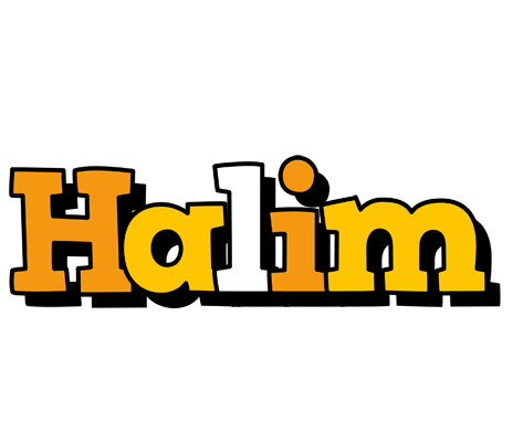 Halim cartoon logo