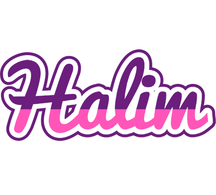Halim cheerful logo