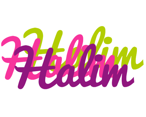 Halim flowers logo