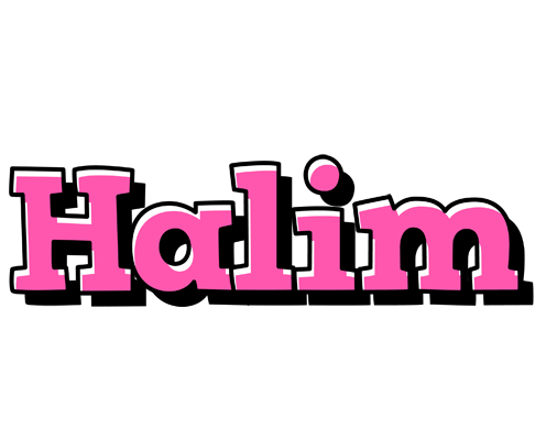 Halim girlish logo