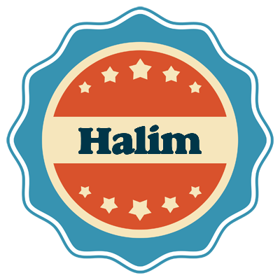 Halim labels logo