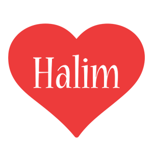 Halim love logo