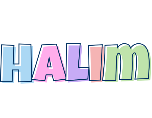Halim pastel logo
