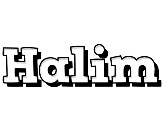 Halim snowing logo