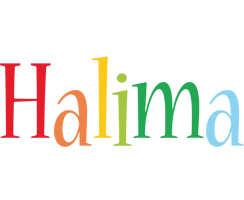 Halima birthday logo