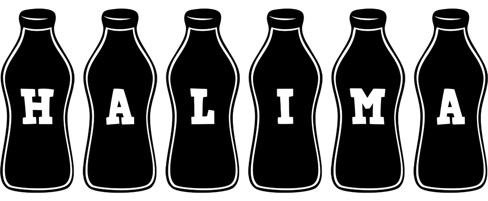 Halima bottle logo