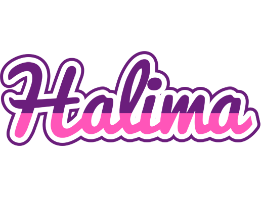 Halima cheerful logo