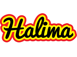 Halima flaming logo