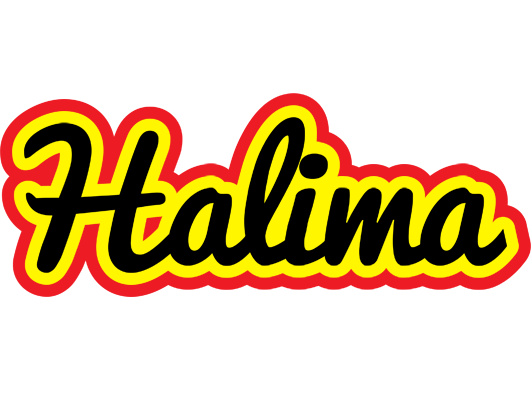 Halima flaming logo