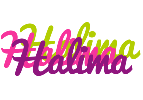 Halima flowers logo