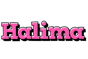 Halima girlish logo