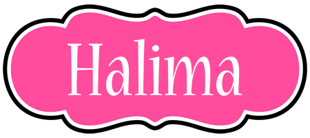 Halima invitation logo