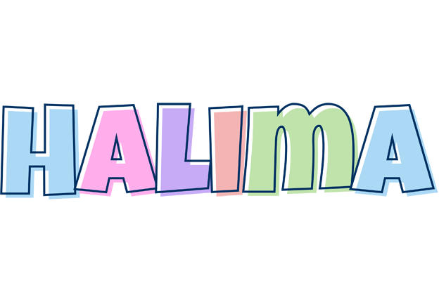Halima pastel logo