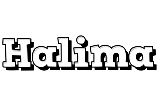 Halima snowing logo