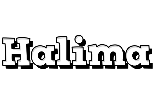 Halima snowing logo