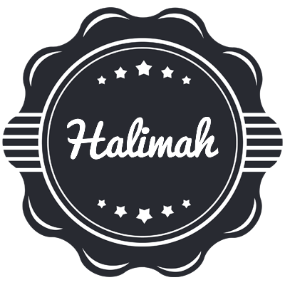 Halimah badge logo