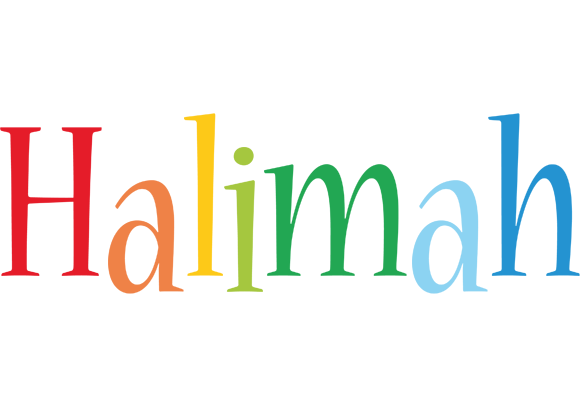 Halimah birthday logo