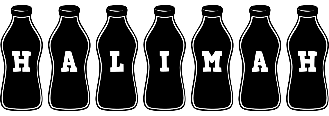 Halimah bottle logo