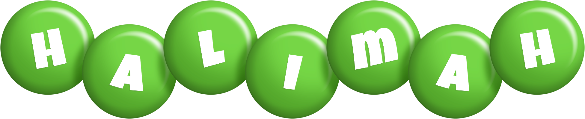 Halimah candy-green logo