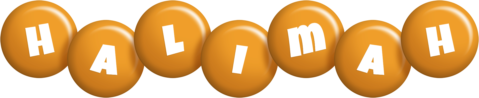 Halimah candy-orange logo