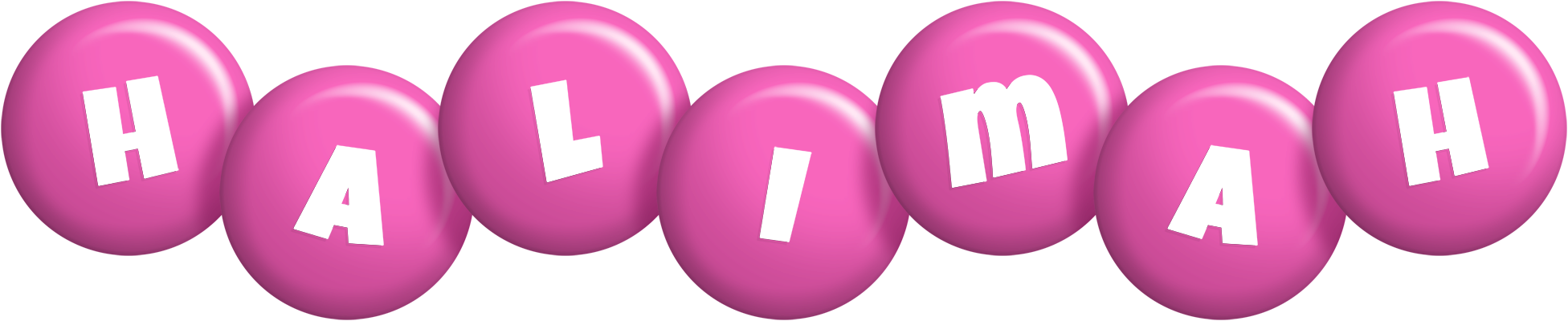 Halimah candy-pink logo