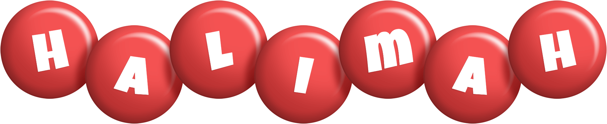 Halimah candy-red logo