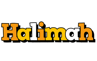 Halimah cartoon logo