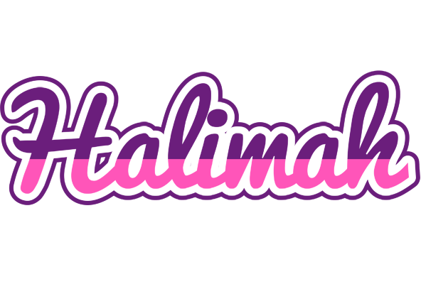 Halimah cheerful logo