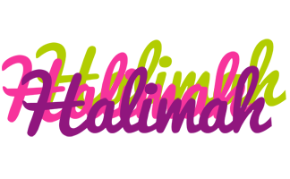 Halimah flowers logo