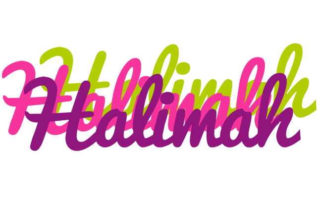 Halimah flowers logo
