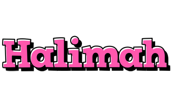 Halimah girlish logo