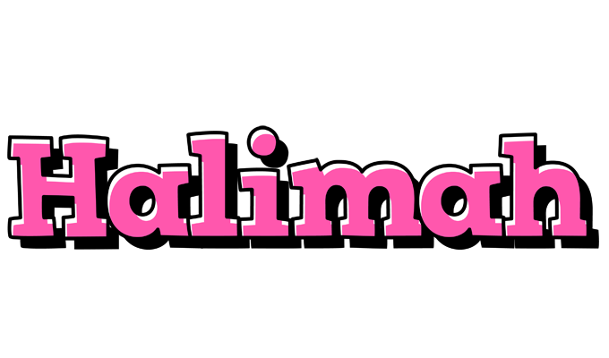 Halimah girlish logo