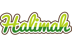 Halimah golfing logo