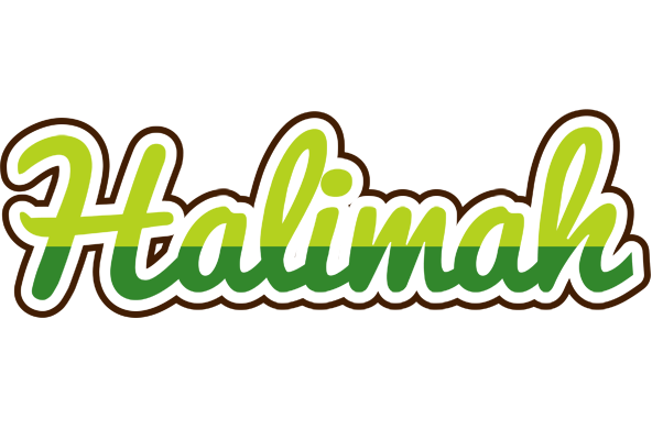 Halimah golfing logo