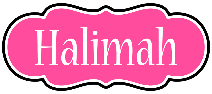 Halimah invitation logo