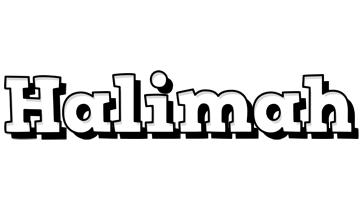 Halimah snowing logo